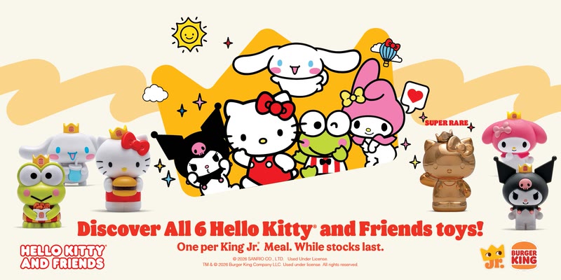 Burger King Hello Kitty and Friends Toys