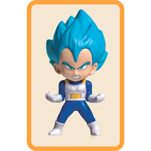 Super Saiyan Blue Vegeta mini #VEGETA-SSB - Burger King Dragon Ball Super Toys
