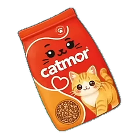 Catmor Chicken Flavoured Dry Cat Food sticker #CATMOR - Checkers Stickables