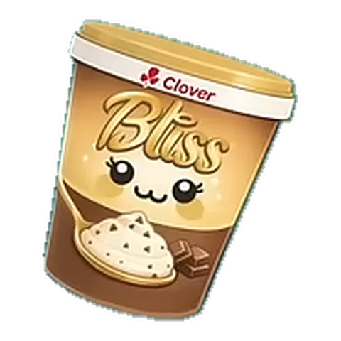 Clover Bliss Choc Chip Double Cream Yoghurt #CLOVERBLISS