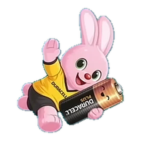 Duracell Plus AA Alkaline Batteries sticker #DURACELL - Checkers Stickables