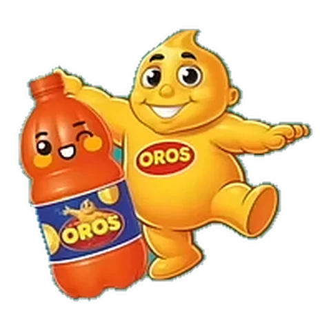 Oros Orange Flavoured Concentrated Squash sticker #OROS - Checkers Stickables