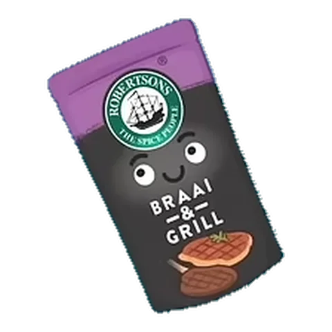 Robertsons Braai & Grill All-in-One Spice sticker #ROBERTSONS - Checkers Stickables