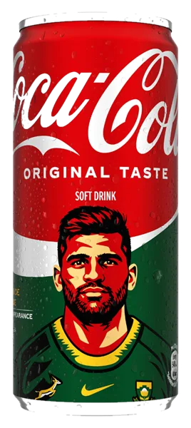 Damian de Allende can #DEALLENDE - Coca-Cola Be a Bok Fan Cans 2026