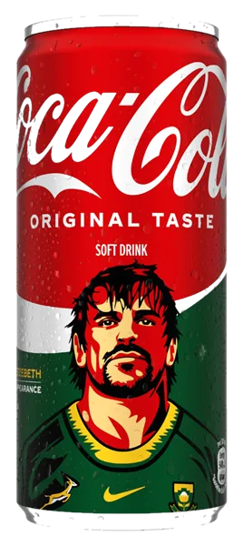 Eben Etzebeth can #ETZEBETH - Coca-Cola Be a Bok Fan Cans 2026