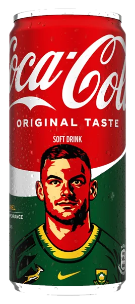Jesse Kriel can #KRIEL - Coca-Cola Be a Bok Fan Cans 2026