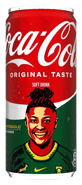 Yonela Ngxingolo can #NGXINGOLO - Coca-Cola Be a Bok Fan Cans 2026