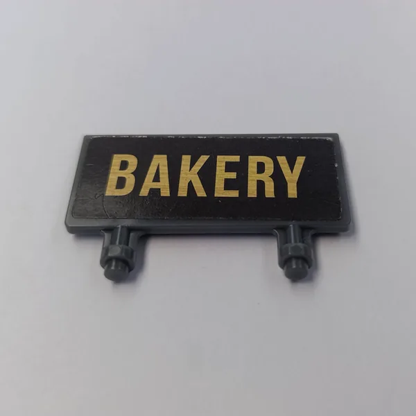 Bakery Sign mini #SIGN-BAKERY - Little Checkers Building Blocks (2019)
