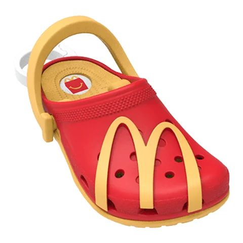 Golden Arches Croc (Red) mini #ARCHES-RED - McDonald's Crocs Happy Meal Toys