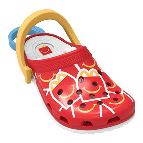 Happy Meal Box Pattern Croc mini #BOX-PATTERN - McDonald's Crocs Happy Meal Toys