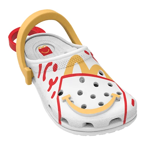 Scribbles Croc (Red) mini #SCRIBBLES-RED - McDonald's Crocs Happy Meal Toys
