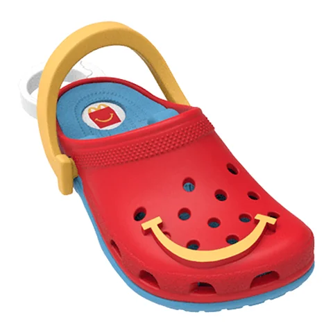 Happy Meal Smile Croc mini #SMILE-RED - McDonald's Crocs Happy Meal Toys