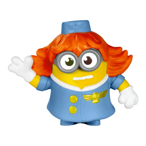 Flight Attendant Minion mini #ATTENDANT - McDonald's Minions Happy Meal Toys (2020)