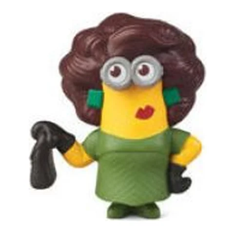 Curly Wig Minion mini #LADY - McDonald's Minions Happy Meal Toys (2020)
