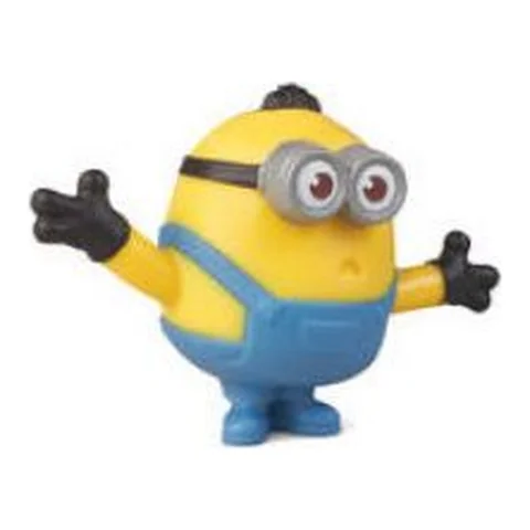 Round Minion in Overalls mini #ROUNDOVERALLS - McDonald's Minions Happy Meal Toys (2020)