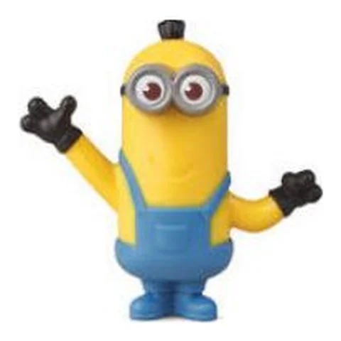 Tall Minion in Overalls mini #TALLOVERALLS - McDonald's Minions Happy Meal Toys (2020)