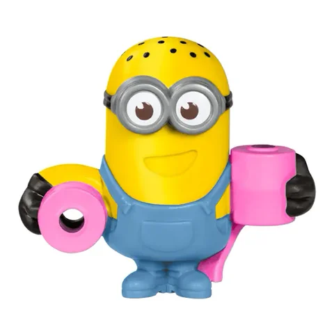 Pink Weights Minion mini #WEIGHTS - McDonald's Minions Happy Meal Toys (2020)