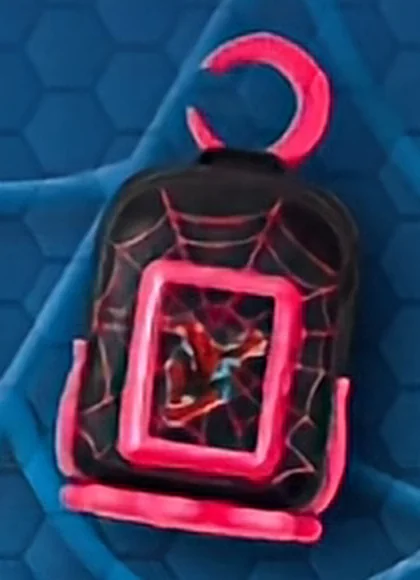 Black & Pink Spider-Man Backpack mini #BLACK-PINK - McDonald's Spider-Man Brand New Day Backpacks