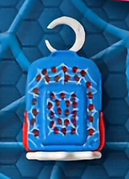 Blue Spider-Man Pattern Backpack mini #BLUE-PATTERN - McDonald's Spider-Man Brand New Day Backpacks