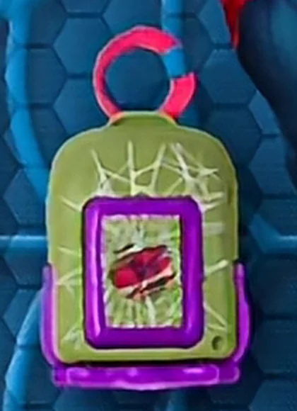 Green & Purple Spider Backpack mini #GREEN-PURPLE - McDonald's Spider-Man Brand New Day Backpacks