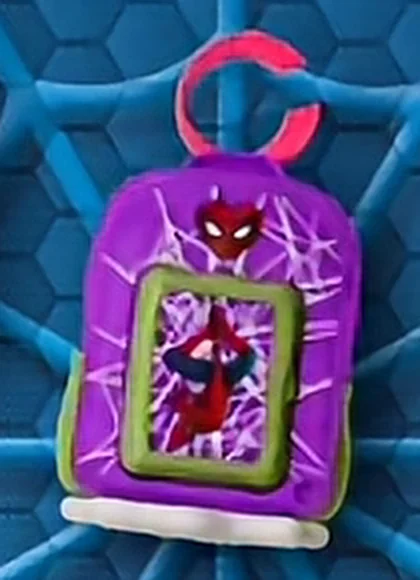 Purple & Green Spider-Man Backpack mini #PURPLE-GREEN - McDonald's Spider-Man Brand New Day Backpacks
