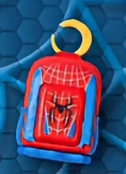 Red & Blue Spider Backpack mini #RED-BLUE - McDonald's Spider-Man Brand New Day Backpacks
