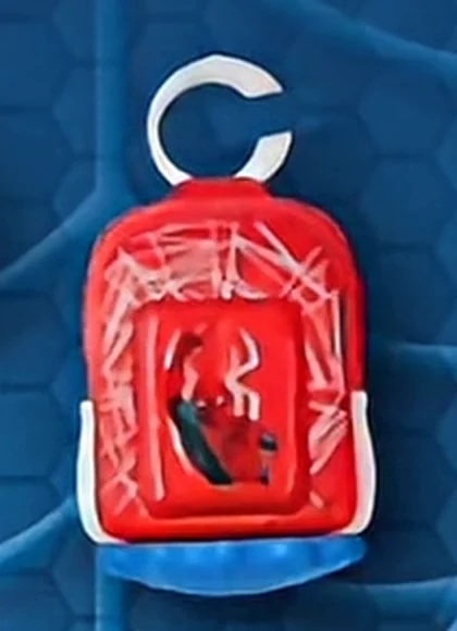 Red & White Spider Backpack mini #RED-WHITE - McDonald's Spider-Man Brand New Day Backpacks