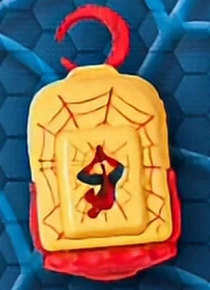 Yellow & Red Web Backpack mini #YELLOW-RED - McDonald's Spider-Man Brand New Day Backpacks