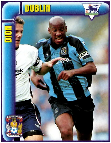 Dion Dublin sticker #151 - Merlin Premier League 98 Stickers