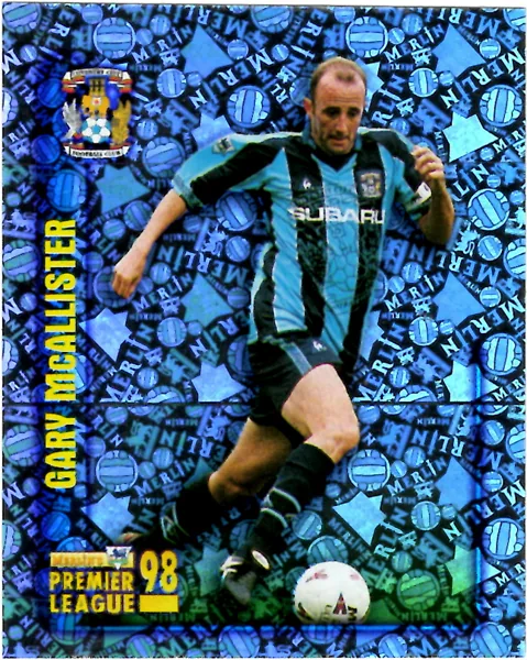 Gary McAllister sticker #169 - Merlin Premier League 98 Stickers
