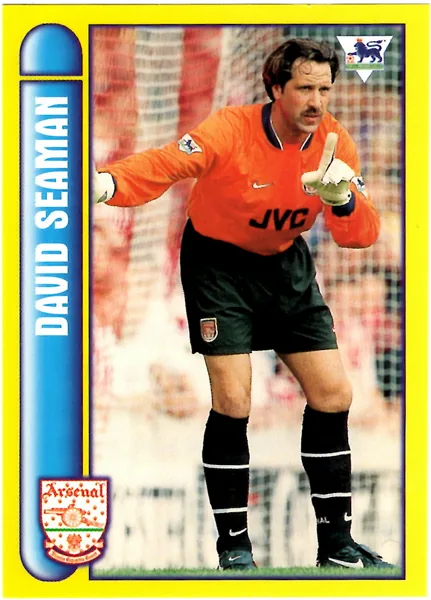 David Seaman sticker #24 - Merlin Premier League 98 Stickers