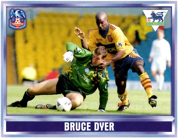 Bruce Dyer sticker #245 - Merlin Premier League 98 Stickers