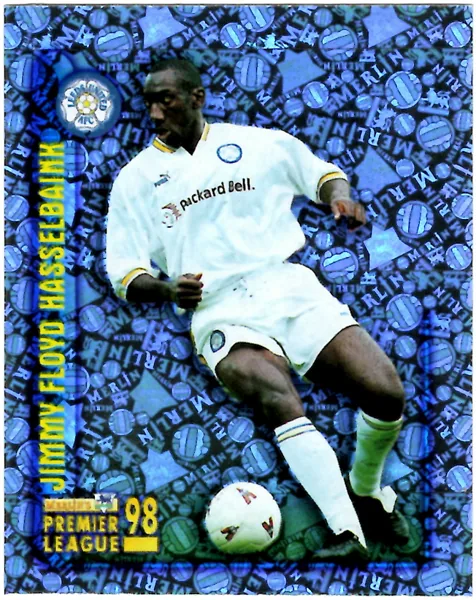 Jimmy Floyd Hasselbaink sticker #287 - Merlin Premier League 98 Stickers