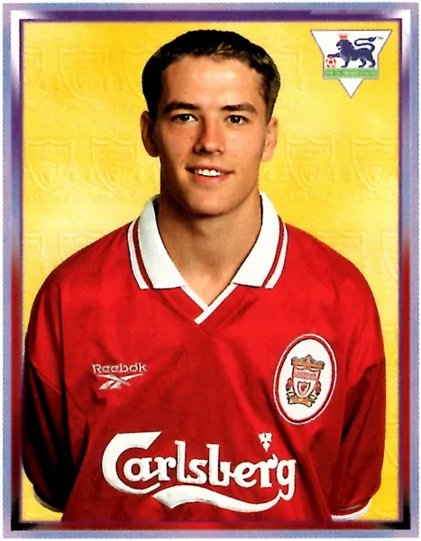 Michael Owen sticker #333 - Merlin Premier League 98 Stickers