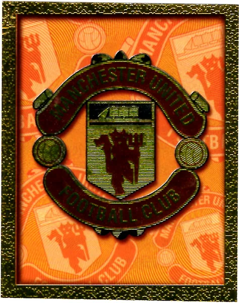 Manchester United Club Badge sticker #337 - Merlin Premier League 98 Stickers