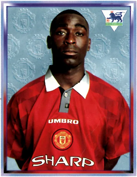 Andy Cole sticker #354 - Merlin Premier League 98 Stickers
