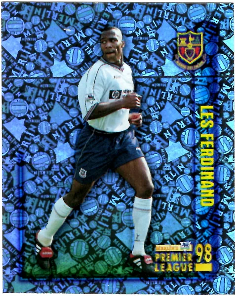 Les Ferdinand sticker #456 - Merlin Premier League 98 Stickers