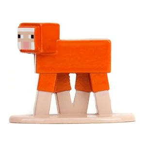 Orange Sheep mini #ORANGE-SHEEP - Minecraft Nano Metalfigs (Wave 5)