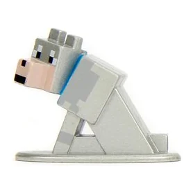 Tamed Wolf mini #TAMED-WOLF - Minecraft Nano Metalfigs (Wave 5)