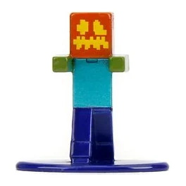 Zombie with Pumpkin mini #ZOMBIE-PUMPKIN - Minecraft Nano Metalfigs (Wave 5)