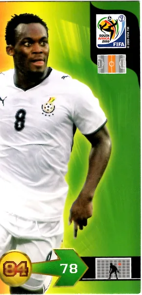 Michael Essien card #164 - Panini Adrenalyn XL 2010 FIFA World Cup (SA Edition)