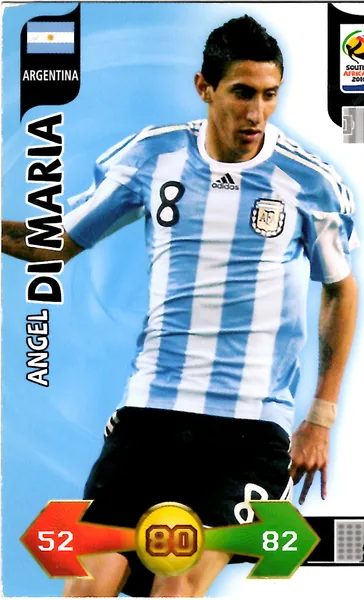 Angel Di Maria card #19 - Panini Adrenalyn XL 2010 FIFA World Cup (SA Edition)