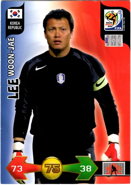 Lee Woon-Jae card #235 - Panini Adrenalyn XL 2010 FIFA World Cup (SA Edition)