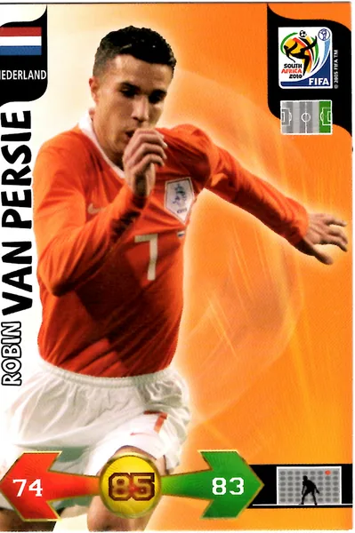Robin van Persie card #250 - Panini Adrenalyn XL 2010 FIFA World Cup (SA Edition)