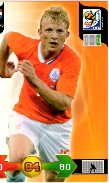 Dirk Kuyt card #252 - Panini Adrenalyn XL 2010 FIFA World Cup (SA Edition)