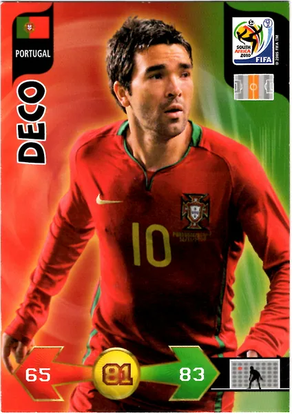 Deco card #282 - Panini Adrenalyn XL 2010 FIFA World Cup (SA Edition)
