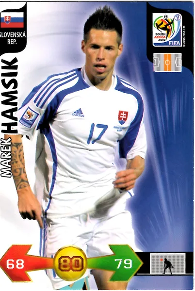 Marek Hamsik card #303 - Panini Adrenalyn XL 2010 FIFA World Cup (SA Edition)