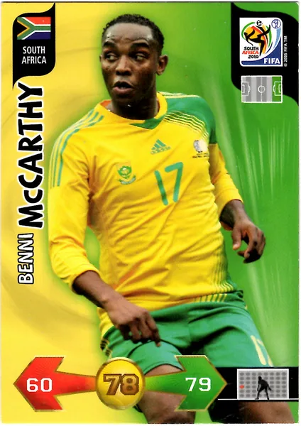 Benni McCarthy card #316 - Panini Adrenalyn XL 2010 FIFA World Cup (SA Edition)