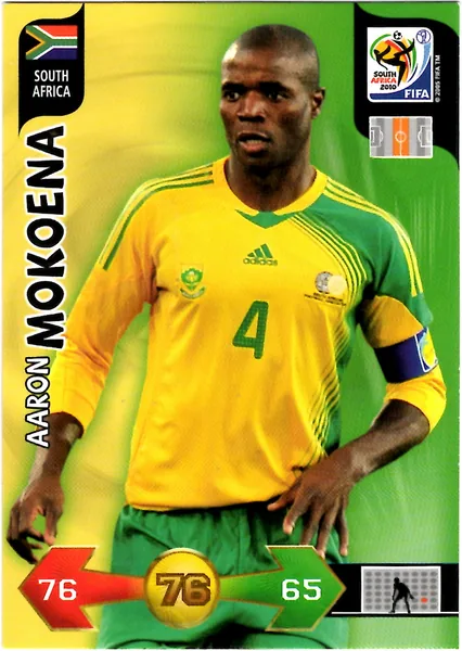 Aaron Mokoena card #317 - Panini Adrenalyn XL 2010 FIFA World Cup (SA Edition)