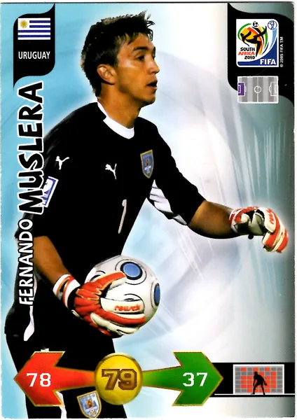 Fernando Muslera card #332 - Panini Adrenalyn XL 2010 FIFA World Cup (SA Edition)